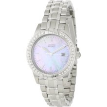 Citizen Women's Ew1680-55D Silhouette, Swarovski Crystal, Eco-Drive Watch