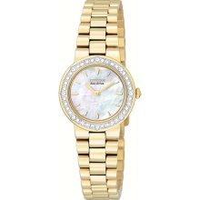 Citizen Womens Ew9822-59d Gold Tone Swarovski Watch