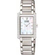 Citizen Women's Stainless Steel Eco-drive Palidoro Diamond Watch