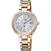 Citizen Xc Happy Flight Titania Eco-drive Radio Ec1042-51a Ladies Watch