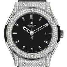 Classic Fusion Automatic Zirconium (Zirconium Diamonds / Black / Rubber Strap)