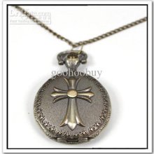 Classic Western Cross Style Watches / Nostalgic Antique Necklace Poc