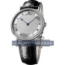 Classique Automatic Ultra-Slim (WG / Silver / Leather)