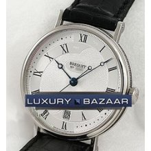 Classique Automatic (WG / Silver / Crocodile Leather Strap)