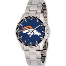 Coach Denver Broncos Watch w/ Stainless Steel Band - NFL Officially Licensed