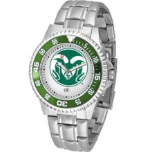 Colorado State Rams CSU Mens Steel Bandwrist Watch