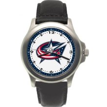 Columbus Blue Jackets Rookie Leather Watch