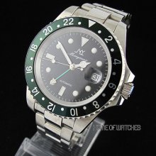 Commercial Men's Stainless Steel Date Automatic Mechanical Wrist Watch