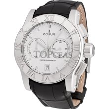 Corum Romulus Chronograph Steel White