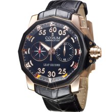 Corum Watches Men's Admiral's Cup Leap Second - Foudroyante, Split Second Chronograph Watch 895-931-91-0001-AN32