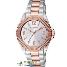 Custo On Time Piramid Ext Cu047205 Women's Bicolor Watch 2 Years Warranty