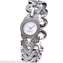 D&g Dolce & Gabbana Dw0548 Cactus Ladies Stainless Steel Rhinestones Watch