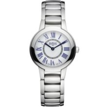 Davosa Ladies Enigma Analogue Watch 16854522 With White Dial And 30 Mm Stainless Steel Case