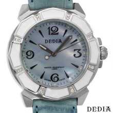 DEDIA 6201LL014 Swiss Movement Diamond Ladies Watch