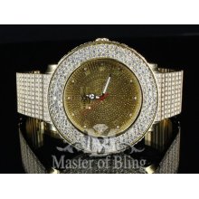 Diamond Khronos/joe Rodeo 3 +1 Row White Stone Bezel Watch Jayz Kanye West