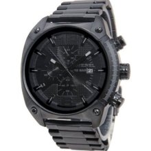 Diesel Men's DZ4223 Black Stainless-Steel Quartz Watch with Black Dial