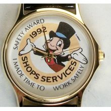 Disney Cast Members Only Jiminy Cricket Watch Made One Year Free Gifts