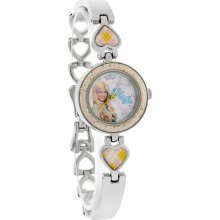 Disney High School Musical Sharpy PinkSparkle Heart Bangle Bracelet Watch HS1003