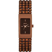 DKNY Crystal Bracelet 3-Hand Women's watch #NY8561