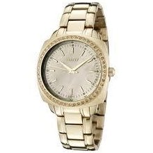 Dkny Ny8003 Women's Gold Tone Stainless Steel Mother Of Pearl Dial Watch