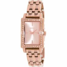 DKNY Women's NY8625 Rose-Gold Stainless-Steel Quartz Watch with Rose-Gold Dial