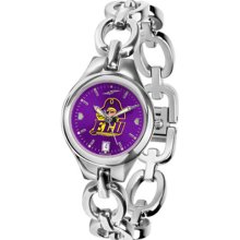 East Carolina University wrist watch : East Carolina Pirates Ladies Stainless Steel Eclipse AnoChrome Watch