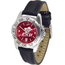 Eastern Kentucky Colonels Sport Leather Band AnoChrome-Ladies Watch