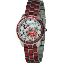 Ed Hardy Women's Bella Watch in Red