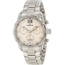 Edox Women's Royal Chronograph White Dial Watch 10019 3 Ain