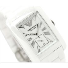 Emporio Armani Ar1408 Men's White Ceramic Watch