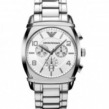 Emporio Armani Classic Chronograph Stainless Steel Watch AR0350