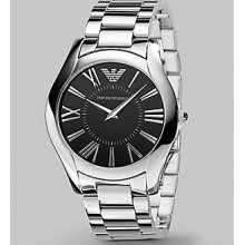 Emporio Armani Classic Stainless Steel Watch - Silver