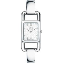 ESQ Ladies Angle Bangle Diamond Watch - Mother of Pearl Dial 07101406