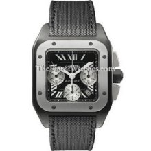 Extra-Large Cartier Santos 100 Chronograph Watch W2020005