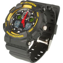 Fashion Ak1055 Multifunction Waterproof Sport Digital Quartz Wrist Watch Yellow