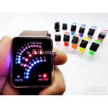 Fashion Jelly Table Men And Women Table Fan Lovers Cold Light Watch