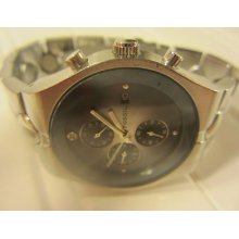 Fossil Arkitekt Chronograph Diamond Dial Watch Mens Fs2919 Steel