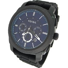 Fossil Chronograph Date Silicone 50m Mens Watch Fs4605