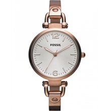 Fossil Georgia ES3110 Rose Gold Stainless Steel Women's Watch