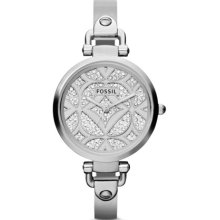 Fossil Georgia Watch In Silver