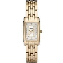 Fossil Ladies Es2737 Gold Ion Plated Stainless Watch