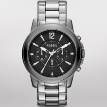 Fossil Men's Grant Ceramic Watch â€“ Chrome Ce5016