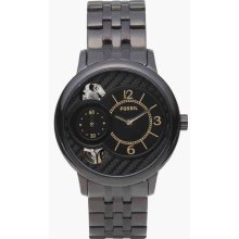 Fossil Twist Black Cut-out Dial Unisex Watch Me1100