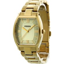 Fossil Wallace Gold Dial Gold-tone Ladies Watch Es3119