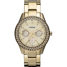 Fossil, Watch Women'S Stainless Steel Gold