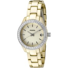 Fossil Women's Yellow Dial Watch ES2962