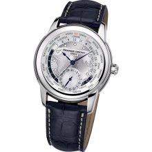 Frederique Constant Worldtimer Mens Automatic Watch FC-718WM4H6