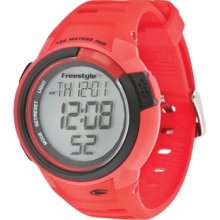 Freestyle Men's Mariner FS85014 Red Polyurethane Quartz Watch with Digital Dial