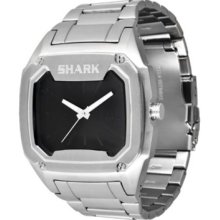 Freestyle Men's Shark 101059 Silver Stainless-Steel Quartz Watch with Black Dial