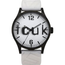 French Connection Fcuk White Analog Sports Watch Fc1096ww